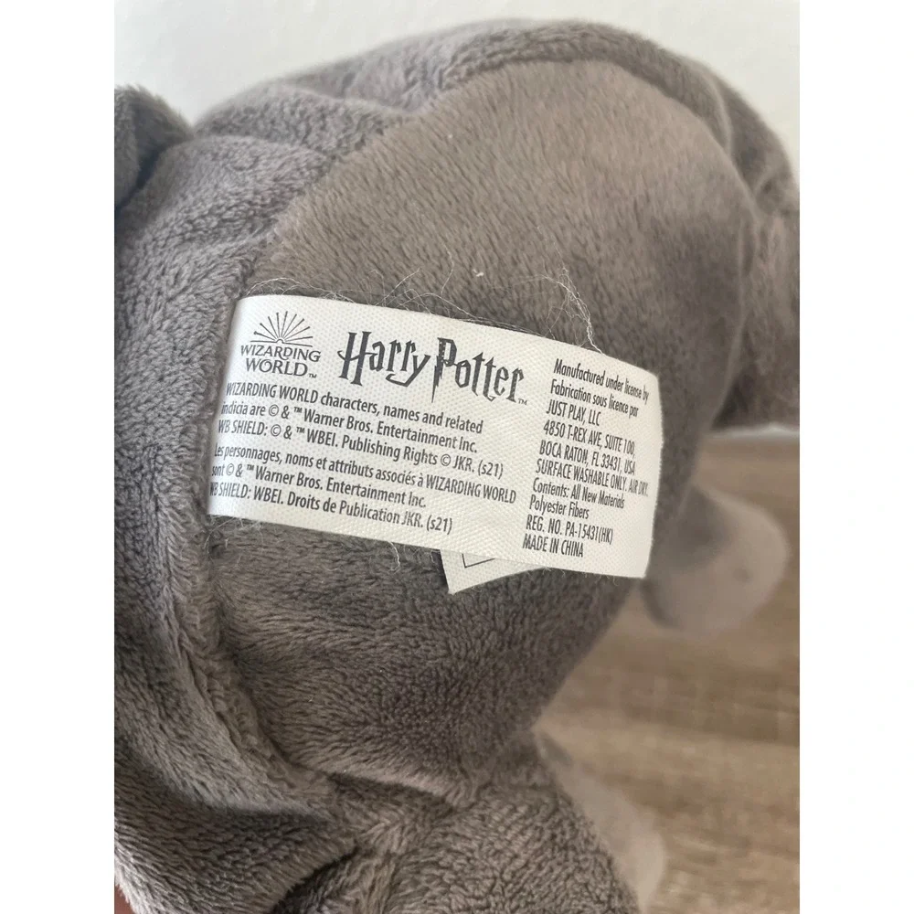 Harry Potter Fang Plush Hagrid Dog Stuffed Animal Just Play 13 inch Grey‎ 2021